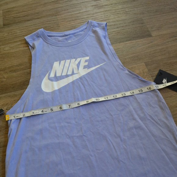 NWT Nike Women's Sportswear Sleeveless Muscle Tank Top Lavender Size Small - Picture 5 of 5